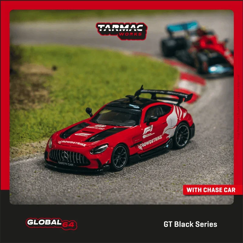Tarmac Works 1:64 GT Black Series Safety Car Литая под давлением модель автомобиля