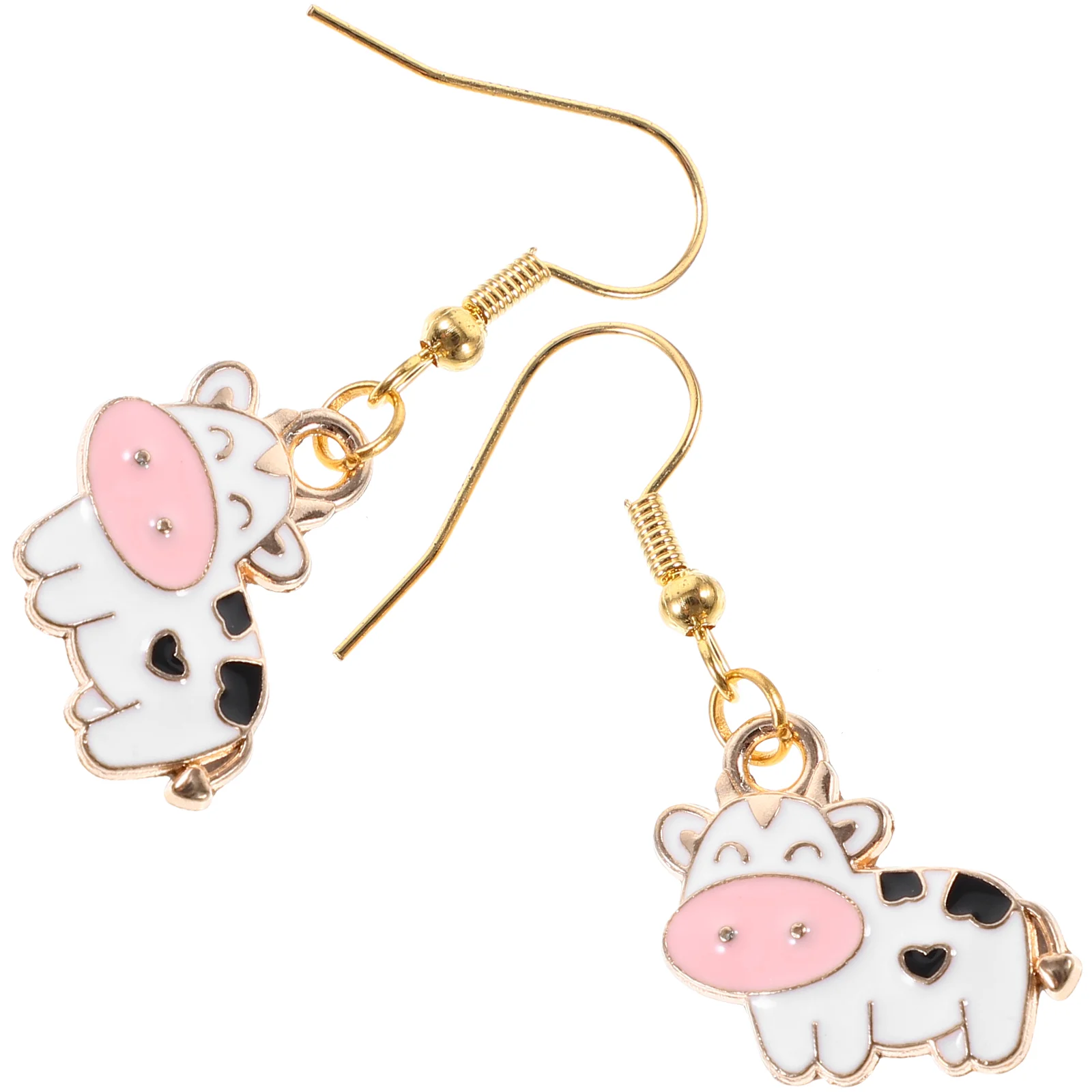 

Earinging Women Teen Girls Earrings Decoration Fashion Gifts Cow Drop Alloy Cartoon Animals