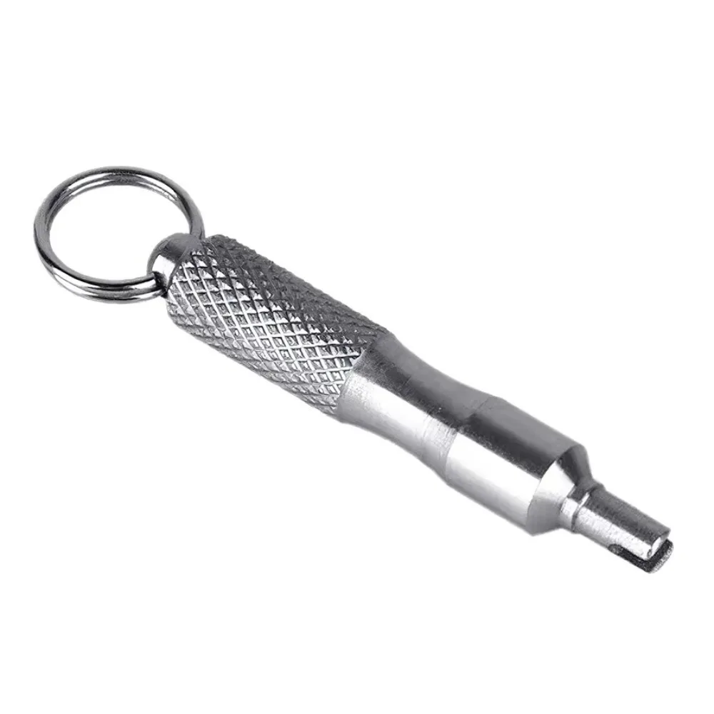 

Универсальная отвертка для ремонта шин, антикоррозийная с кольцом для ключей, ключ для клапана для шин, инструмент для удаления сердечника клапана из нержавеющей стали