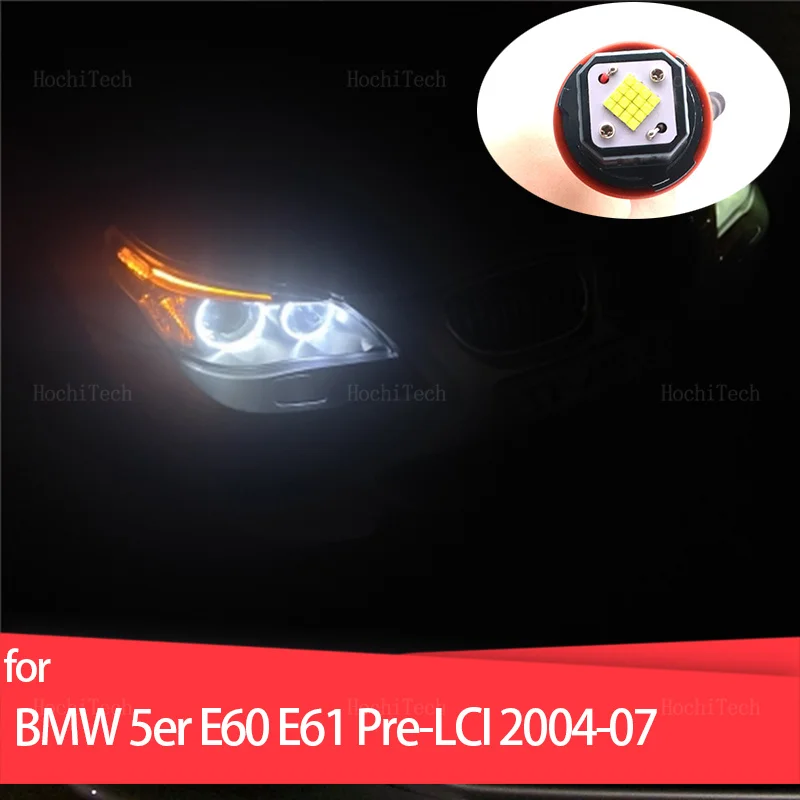 

Error Free LED Angel Eyes Marker Lights Bulbs white for BMW 5 series E60 E61 Pre-LCI 520i 523i 525i 528i 530i 535i 540i 2004-07