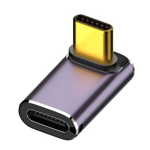 Металлический адаптер USB 4.0 Type C (мама)-Type C (папа)