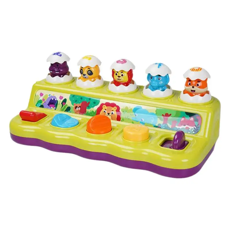 

Animal Toy Cause And Effect Toy With Music Sound Stem Early Developmental Cause And Effect Montessori Toys