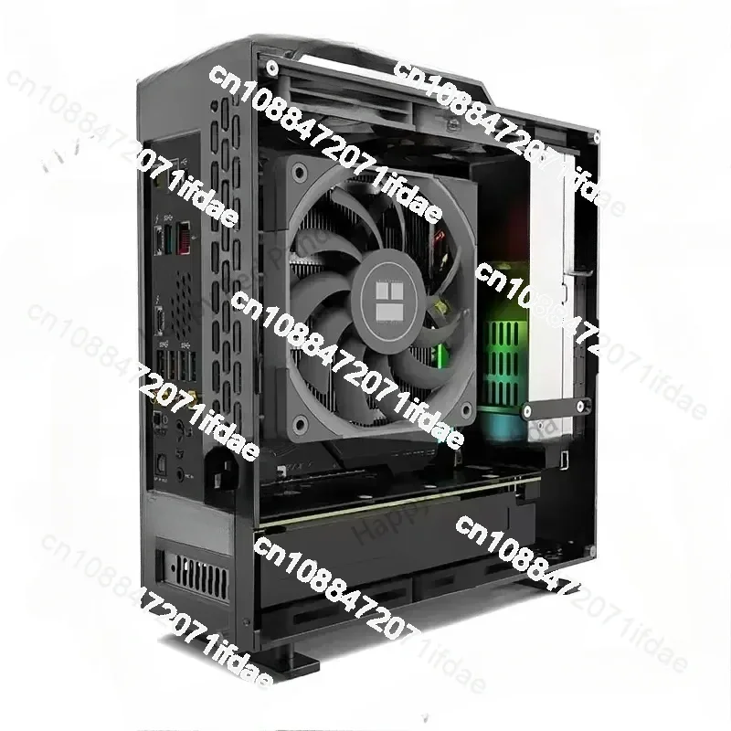 Фото In Stock Lzmod Mini A24-V5 2.0 Dual Slot Single Display 1U Power Supply ITX Chassis Double-Sided Chamfering №1