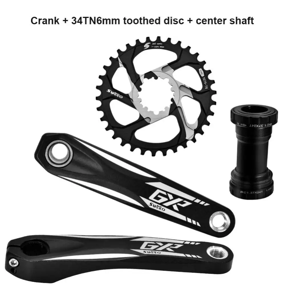 

Mountain Bike Crankset High Quality Swtxo For Sram Sensah Ltwoo Microshift Bicycle Crankset Upgraded Aluminum Alloy Gxp