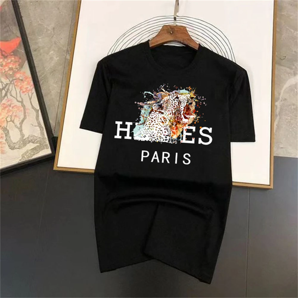 

2023 Summer Fashion Men/Women T-shirts Cartoon Letter Printed O-Neck Short Sleeve T Shirt Clothes Top Tees XS-6XL