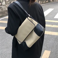 haex vintage matte pu shoulder bag female fashion solid large capacity crossbody womens bag 2022 trend korean style bolso mujer