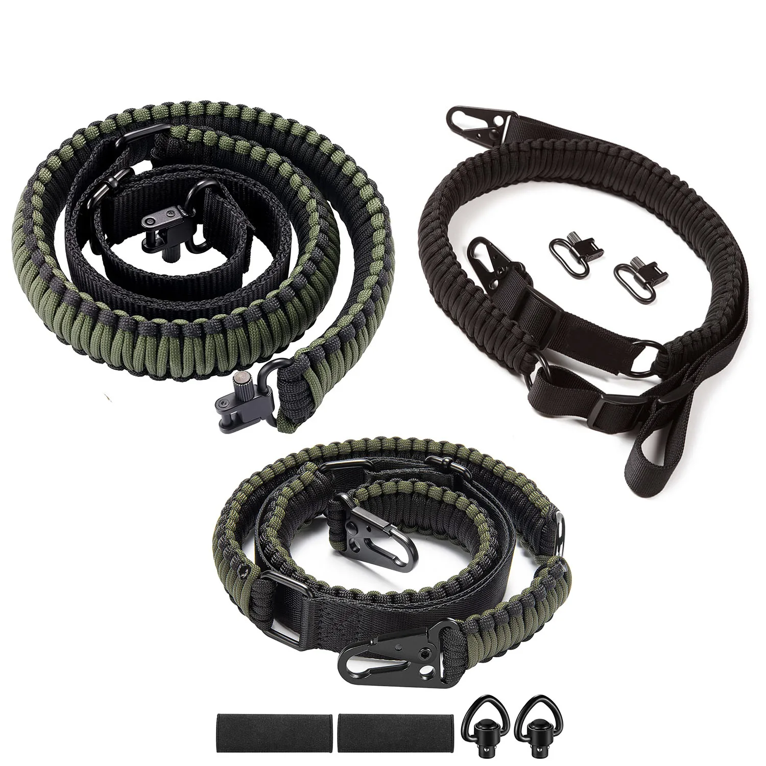 Поворотный ремень Tri-Lock/двухточечный металлический крючок Ременные стропы