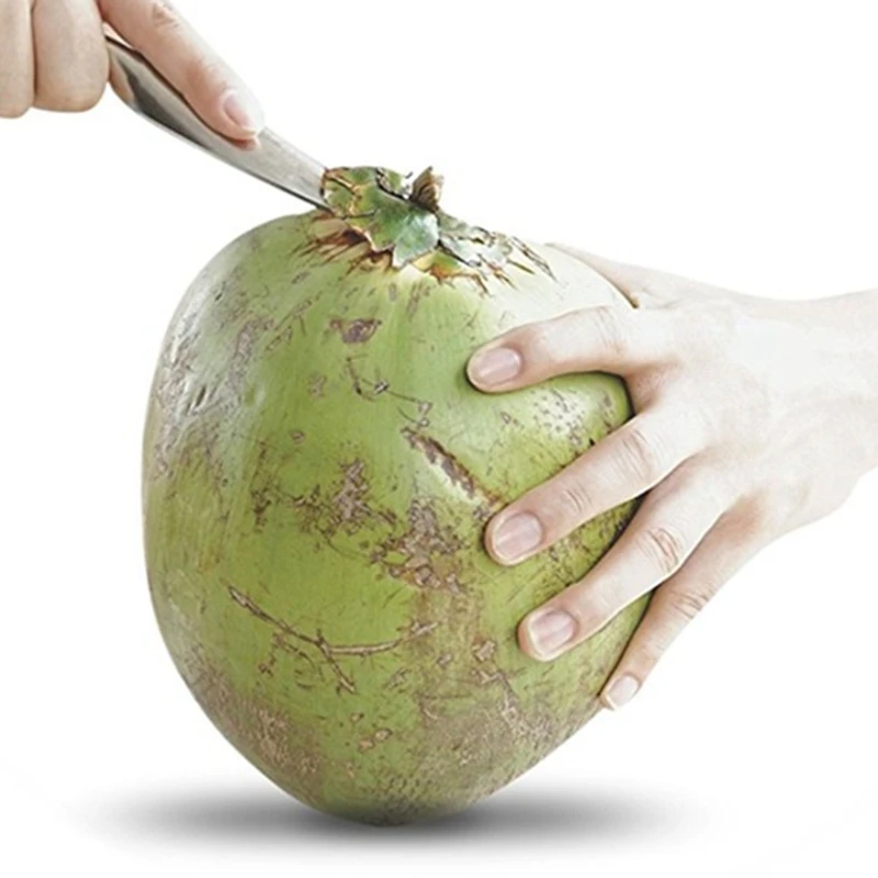 Устройство для удаления кокосового мяса нержавеющая сталь с прочной деревянной