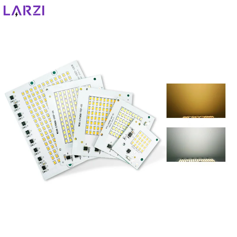 LED Lamp Chip SMD2835 Light Beads AC 220V 230V 240V 10W 20W 30W 50W 100W DIY For Outdoor Floodlight Cold White Warm White
