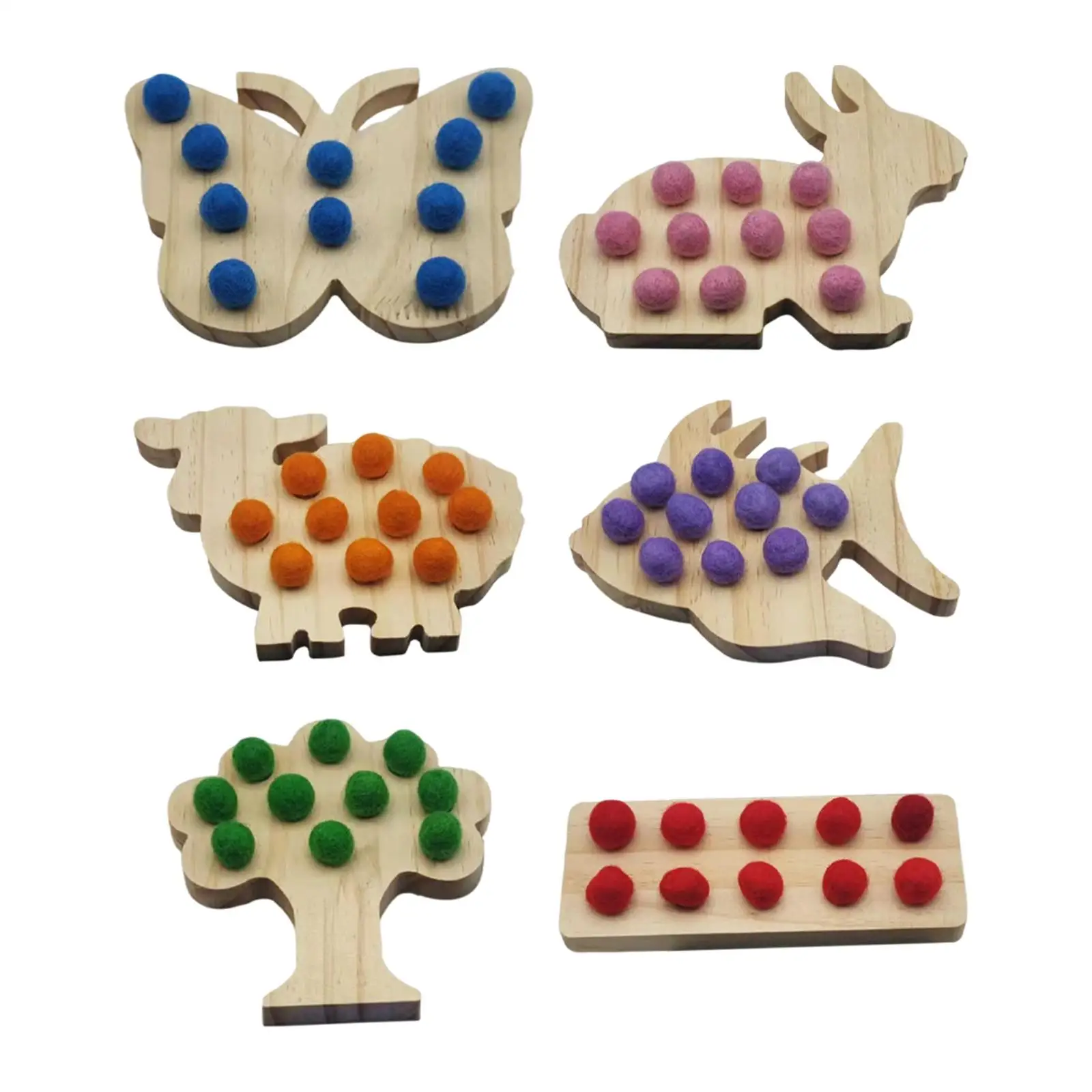 

Counting Matching Beads Game Learning Skill Toy Cognition Game for Toddler