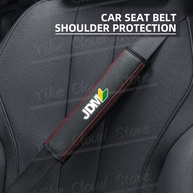 1 шт. для JDM стиль логотип Toyota Suzuki Skoda Kia Ford Subaru автомобильный ремень безопасности