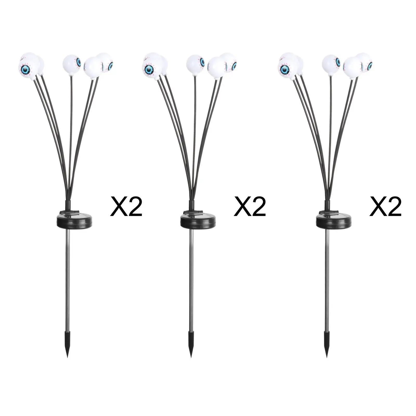 

2 шт., страшные солнечные светильники для Хэллоуина
