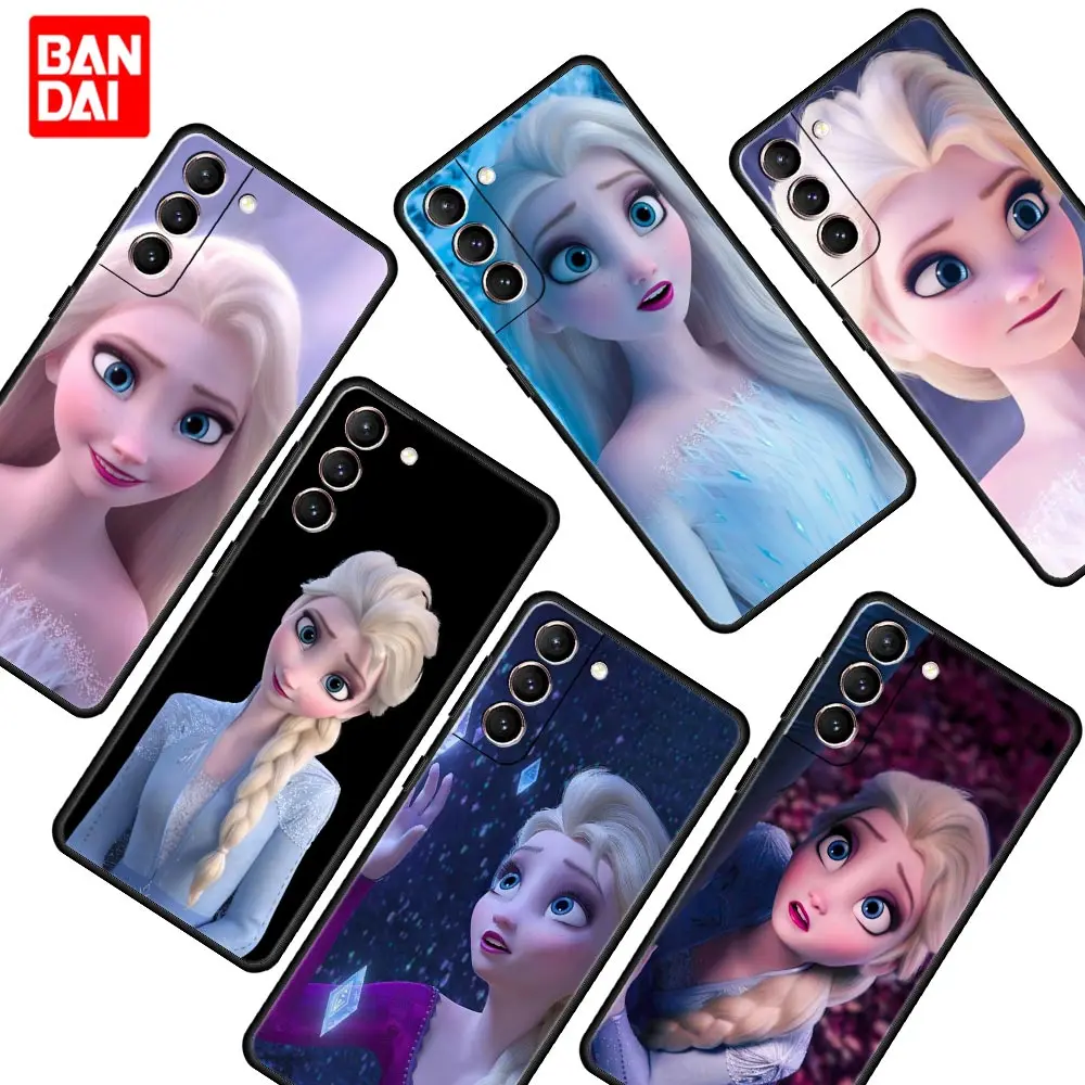 

Disney Queen Elsa Frozen Phone Case for Samsung Galaxy S22 S21 S20 S10 Plus Ultra 5G S22Plus S22Ultra Cover Bag Silicone