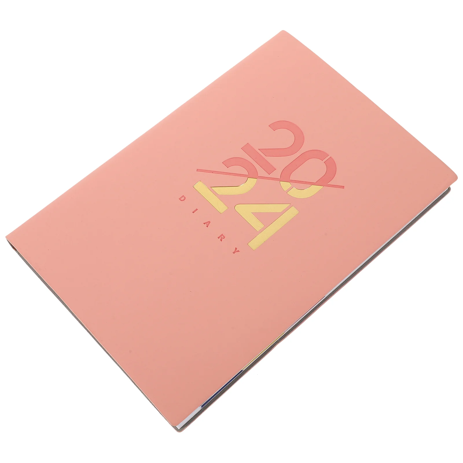 

Softcover Notebook 2024 Agenda Schedule Recording Notepad Planner English Students Office