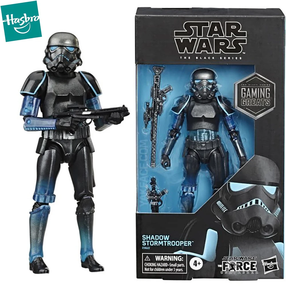 

In Stock Hasbro GameStop Star Wars The Force Unleashed Shadow Stormtrooper The Black Series Action Figure Gift For fans Kids Toy