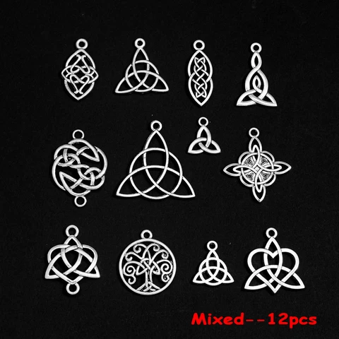 Смешанные кельтские амулеты Fezrgeа  для изготовления украшений
