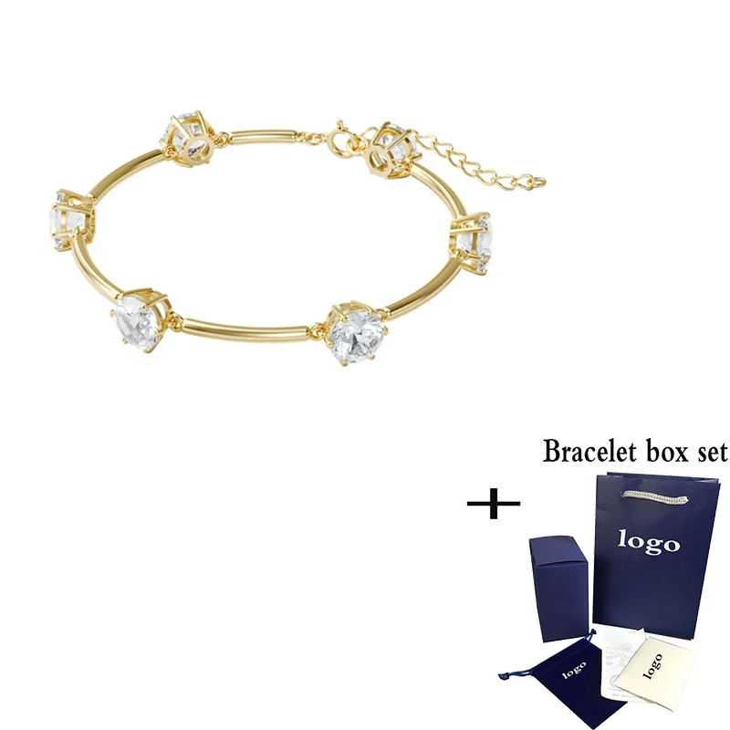 

Новинка 2021, модный и умный дизайн, золотой браслет Constella, изысканное и очаровательное ювелирное изделие, подарок жене на годовщину свадьбы