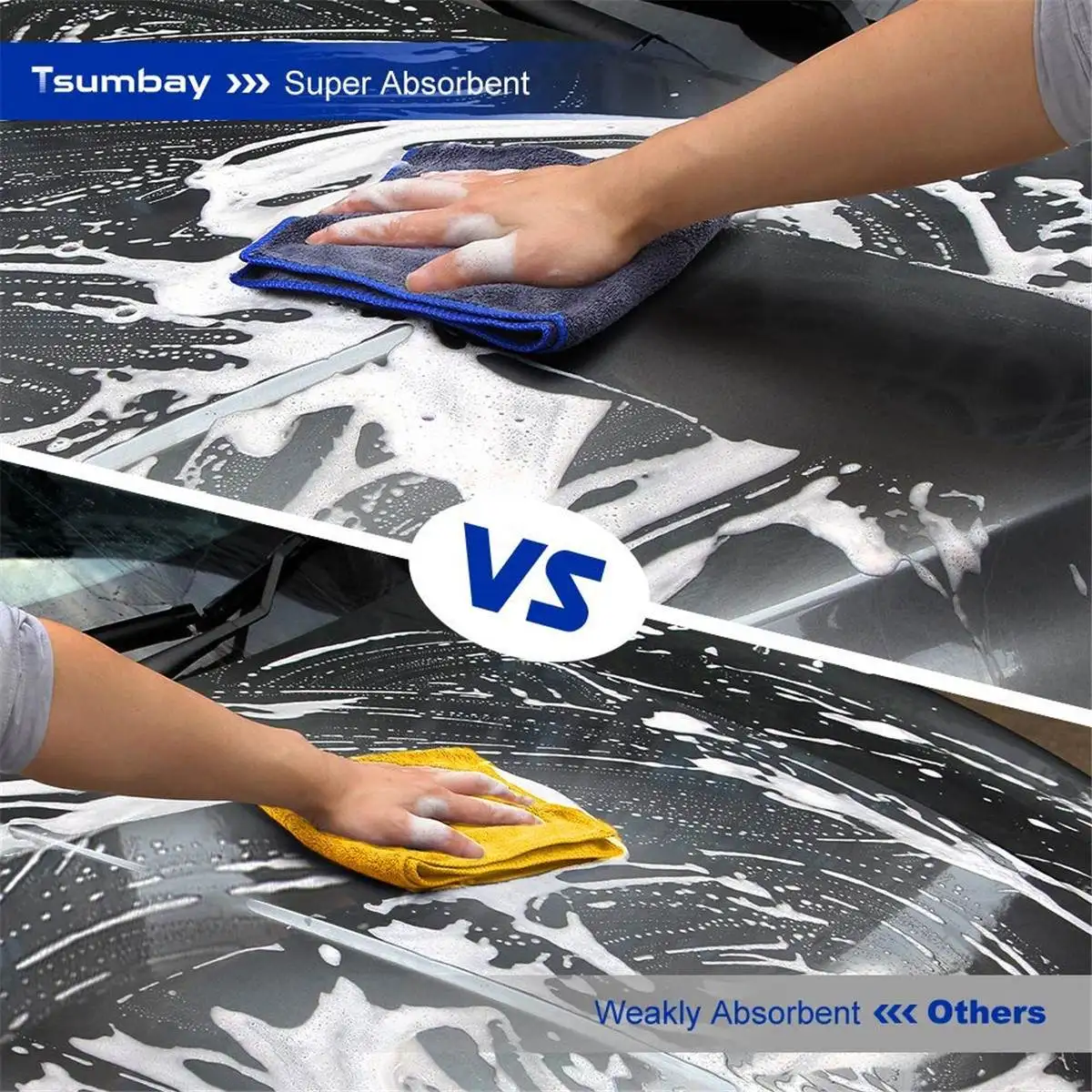 

12Pcs Microfiber Towel Car Microfiber Cloth Wash Towel Microfiber Cleaning Cloth Car Wash Drying Towel Auto Detailing