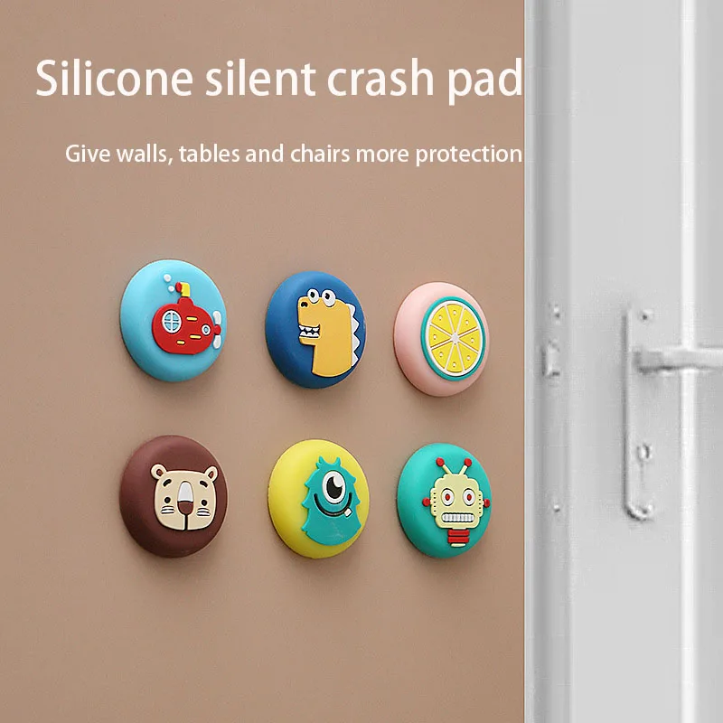

4 шт., силиконовые накладки на дверные ручки для защиты стен от столкновений