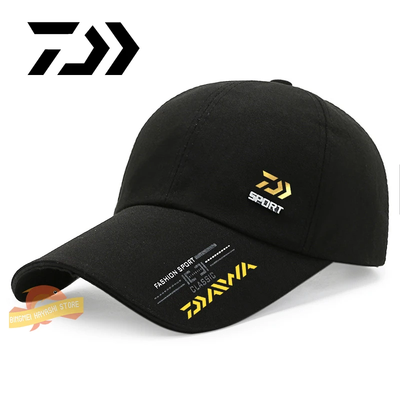 

Daiwa for Summer Sunscreen Fishing Cap Men's Breathable Quick Drying Baseball Cap Hat Outdoor Adjustable Sunshade Fishing Hat