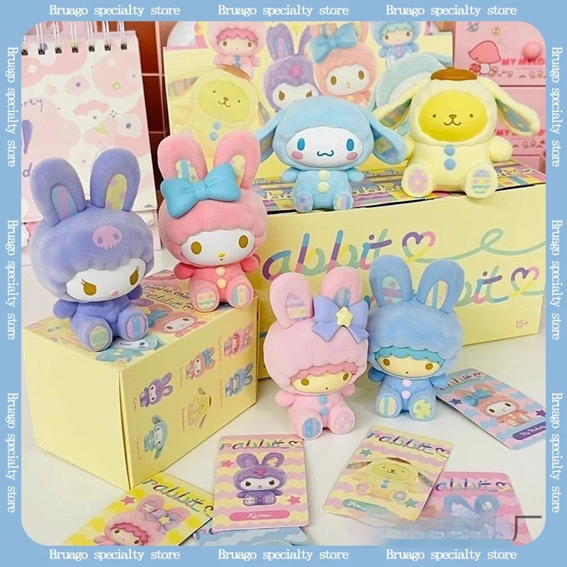 Фирменное сотрудничество Miniso 6 шт. кролик серия Meileti глухая коробка фигурка милое