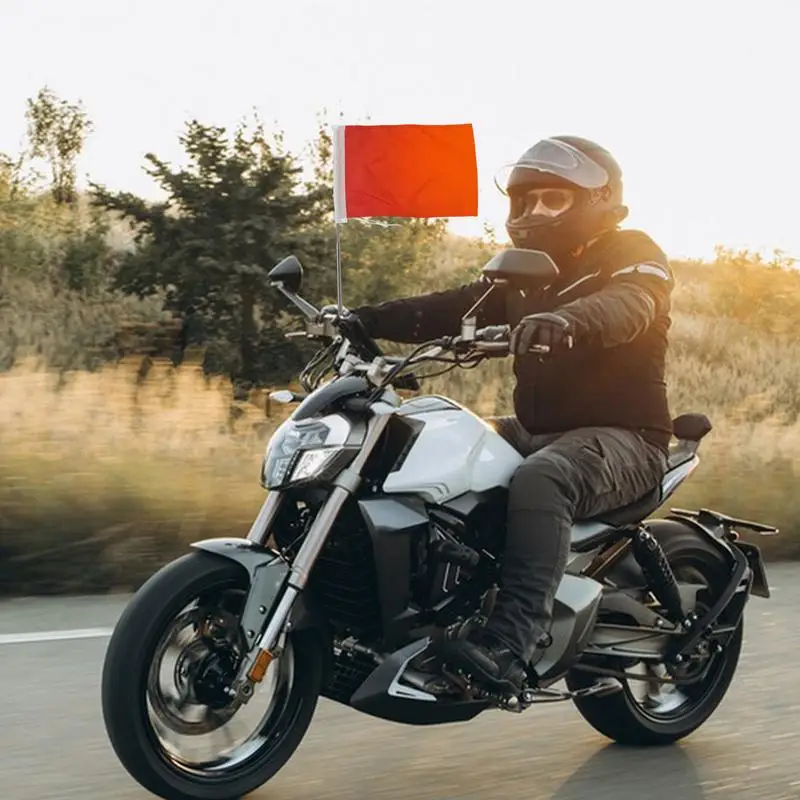 Флагшток на руль мотоцикла телескопическая подставка для флагштока аксессуары