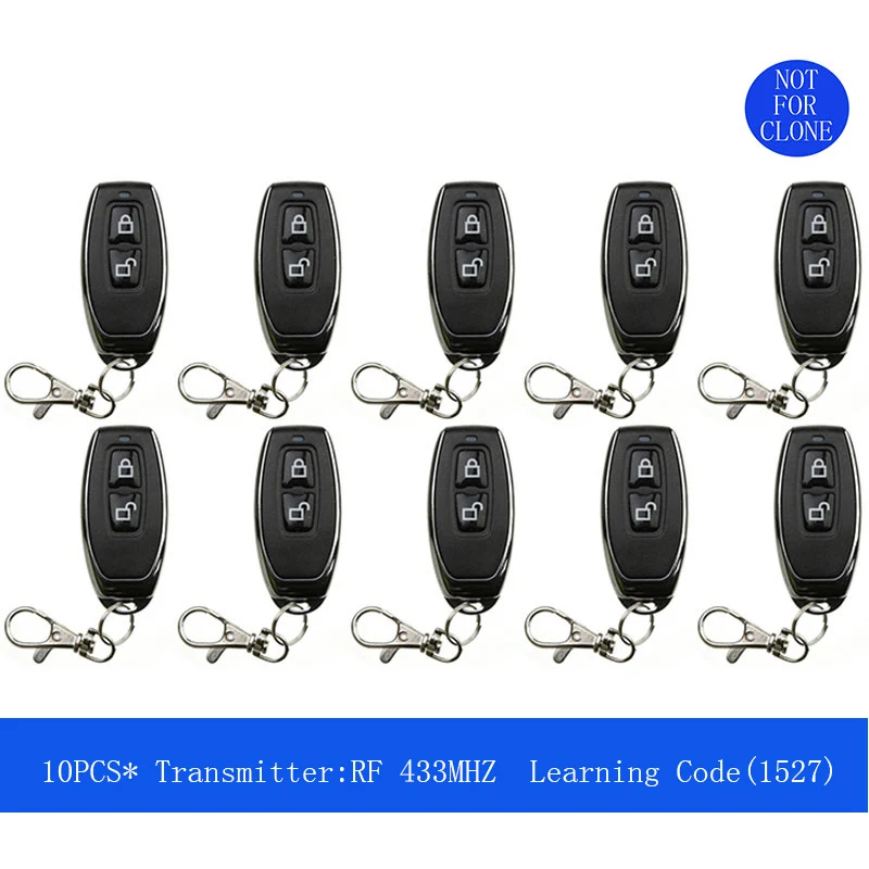 

Пульт дистанционного управления EV1527, 433 МГц, 1/2/3/4 канала