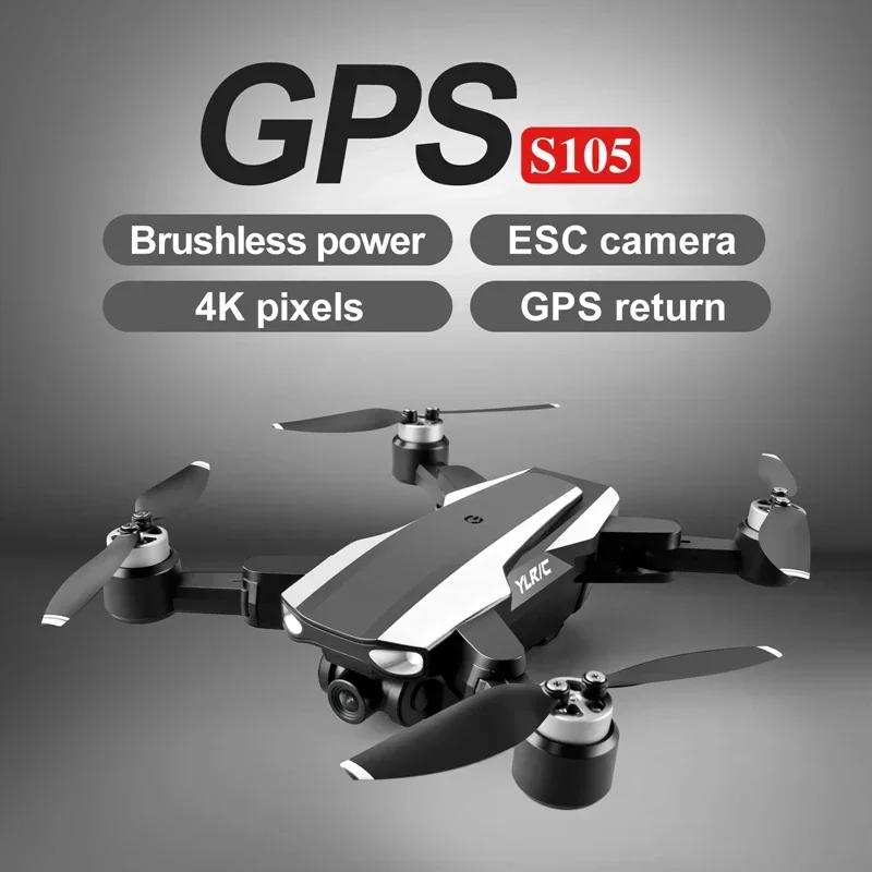 Мини S105 Pro Дрон 4K Профессиональный с камерой 5G WIFI 360 Предотвращение препятствий FPV