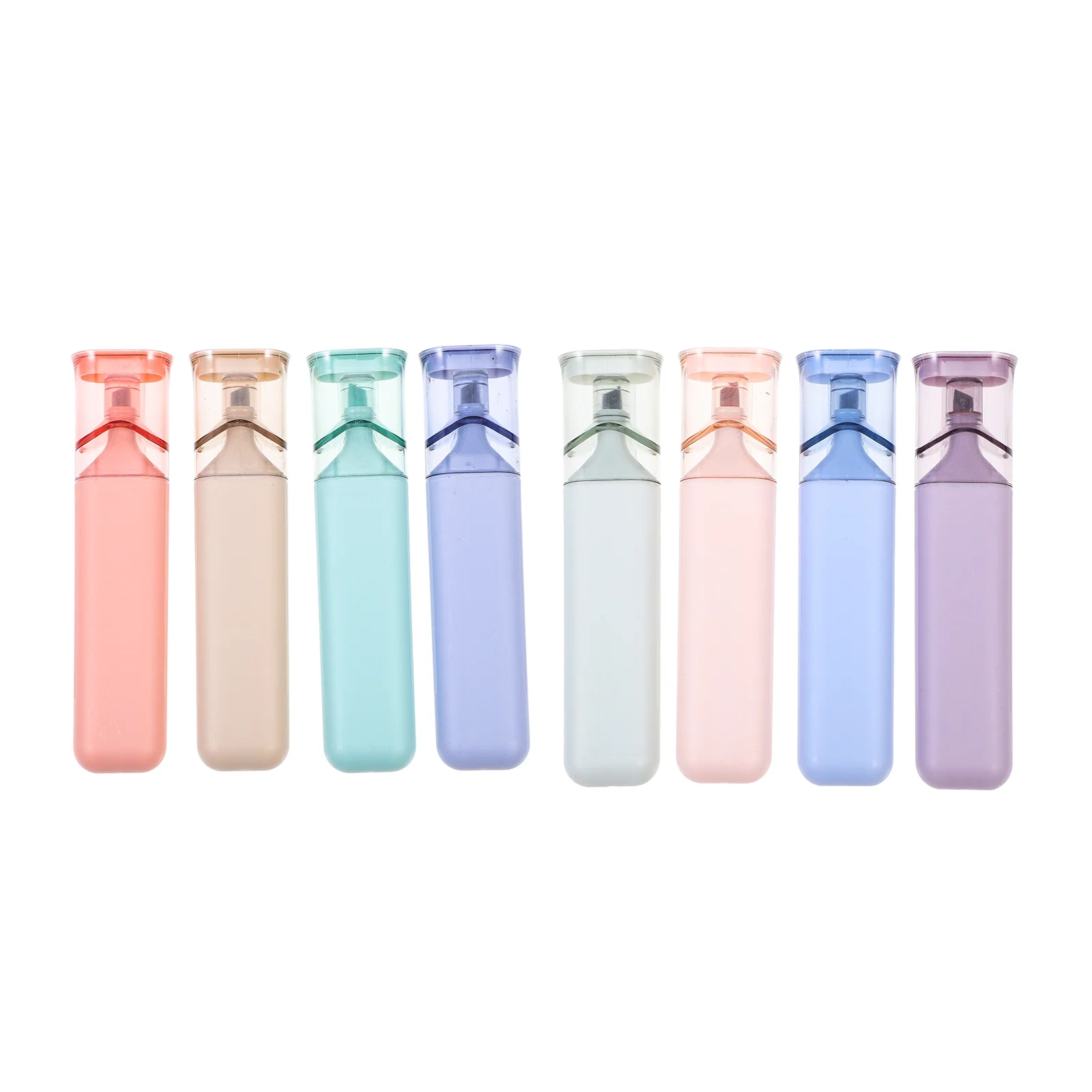 

8pcs Mark Pens Convenient Highlighters Durable Office DIY Note Markers