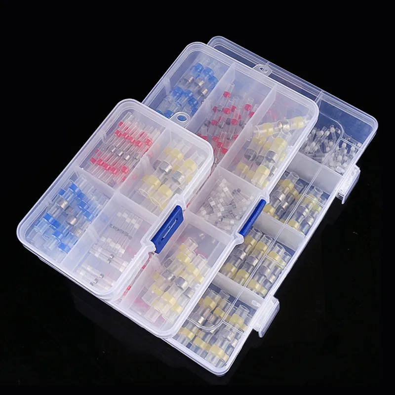 

50/200/250/530 Pcs Solder Wire Connectors-Heat Shrink Solder Butt-Connectors-Solder Connector Kit - Automotive Marine Insulation