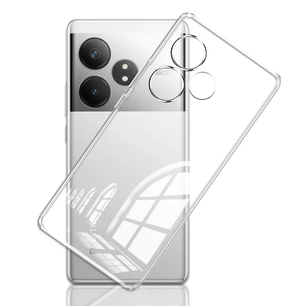 Чехол для Realme GT 6T силиконовый мягкий прозрачный чехол Neo6 SE противоударный