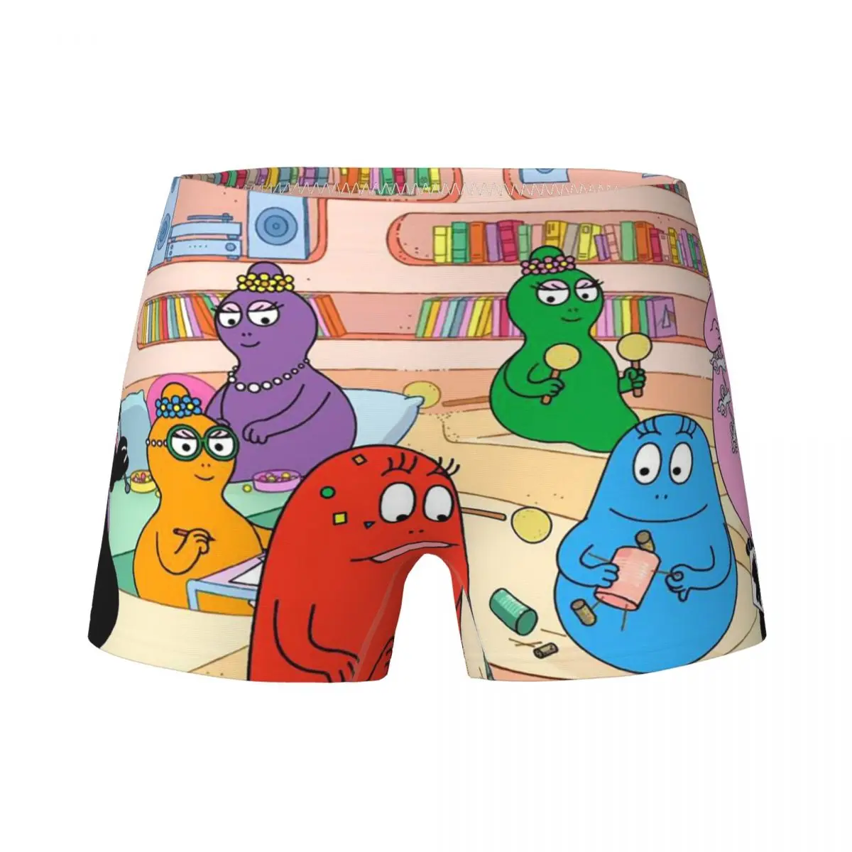 

Young Girls Anime Cartoon Boxer Child Cotton Pretty Underwear Kids Teenagers Les Barbapapa Underpants Soft Shorts For 4-15Y