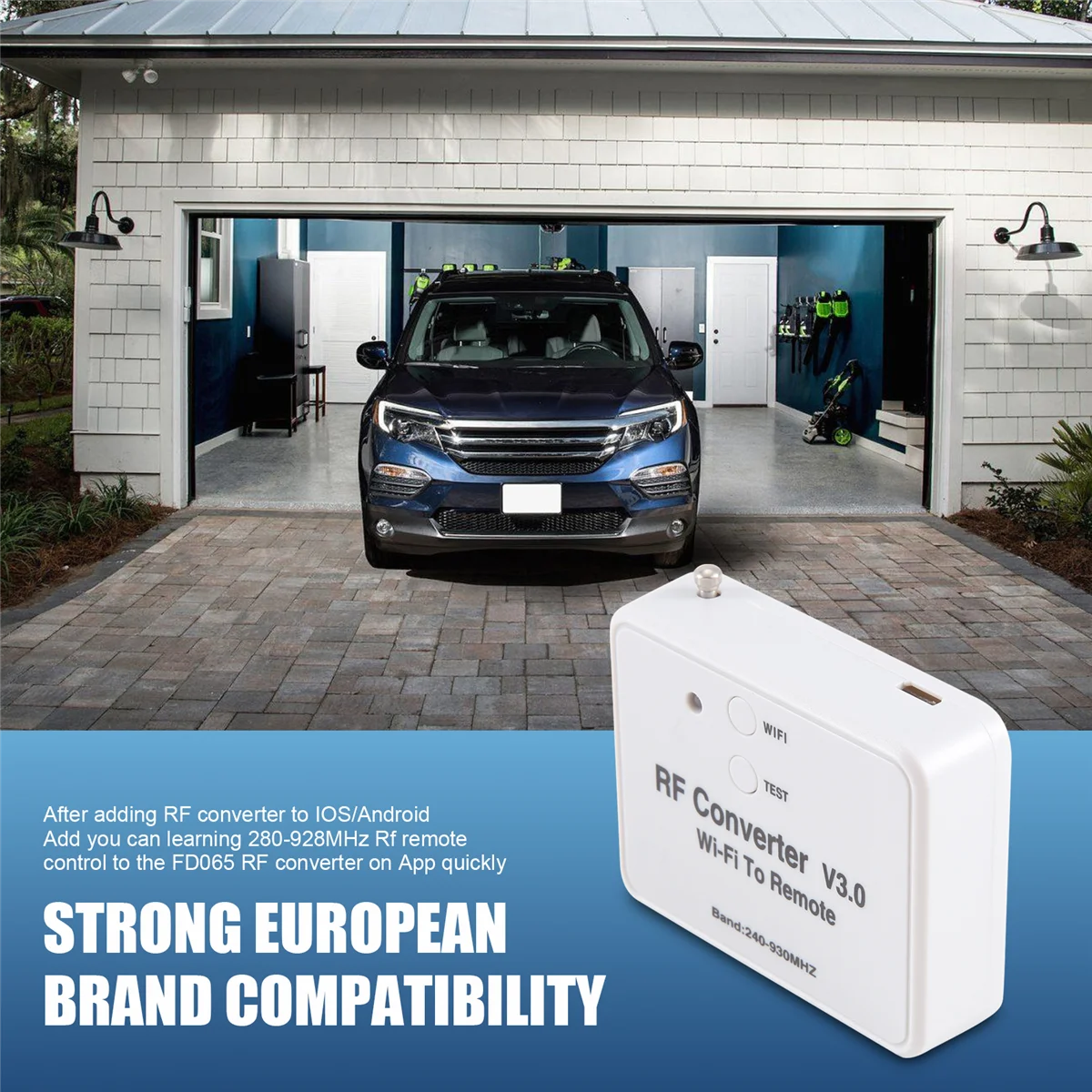 Wifi Remote Control Converter Rf Radio Frequency 240-930Mhz for Smart Home Garage