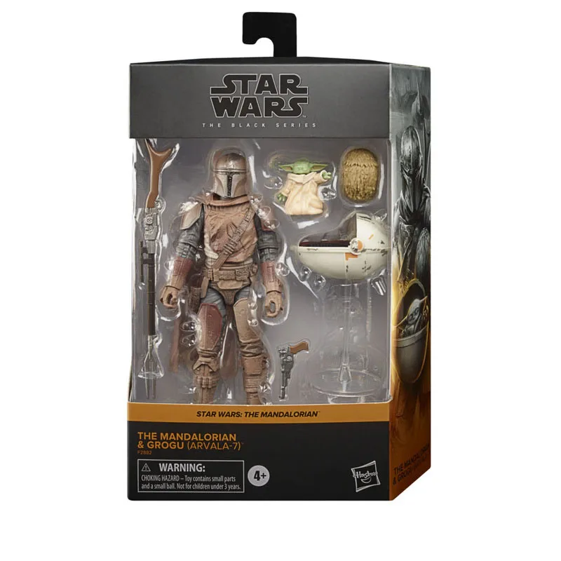 

In Stock Original Star Wars: The Black Series The Mandalorian and Grogu Figures 6-Inch Action Figure Collectible Model Toy