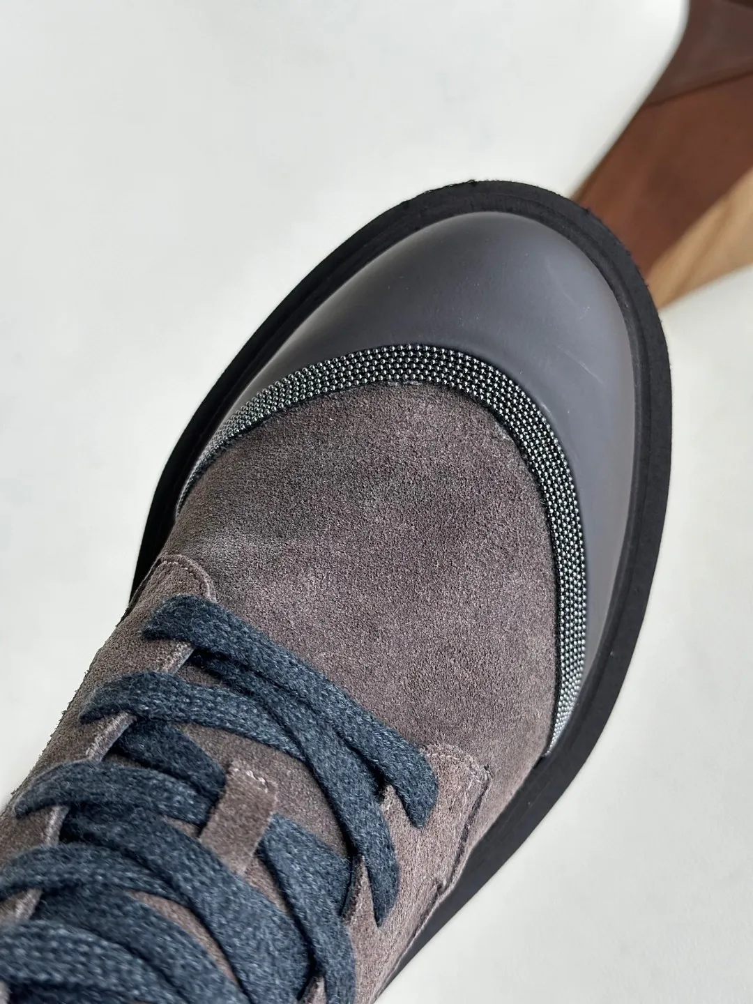 Женские осенне-зимние ботильоны кожаные ботинки с ожерельем из бисера