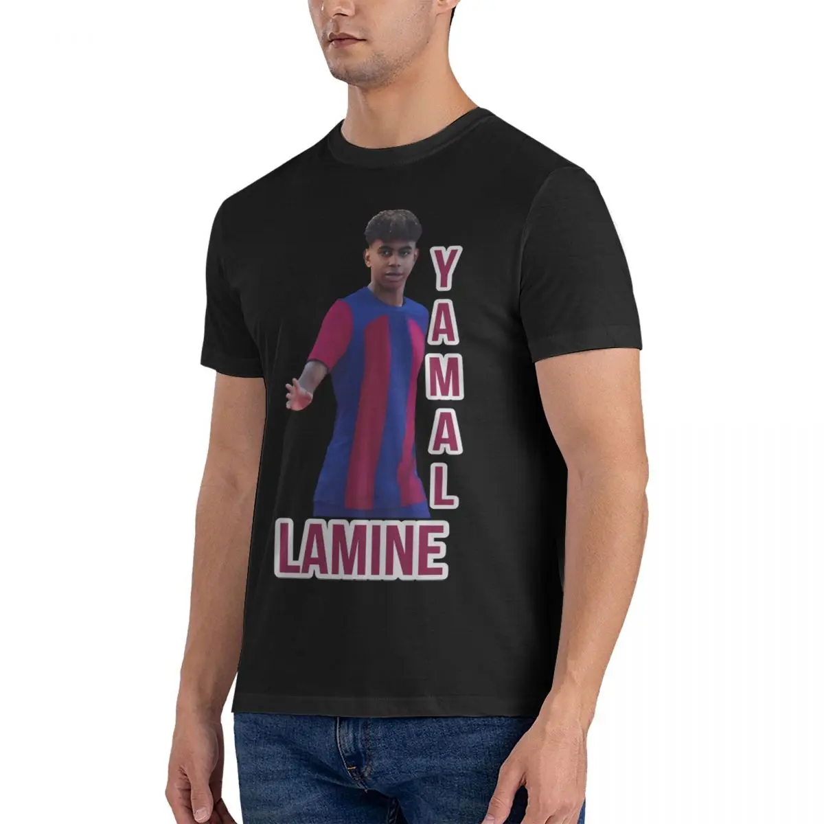 Футболка мужская с коротким рукавом и круглым вырезом 100% хлопок