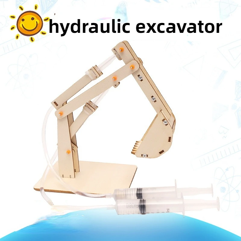 

Hydraulic Excavator Excavator DIY Primary and Secondary School Science Experiment Material Science and Education Toys