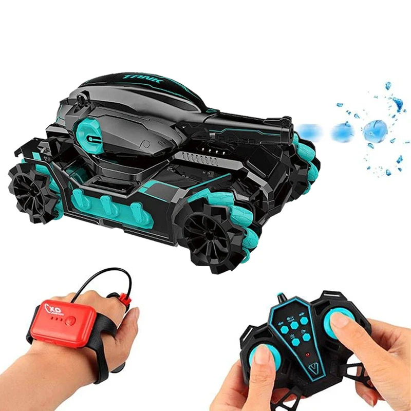 

2.4g Remote Control Car Water Bomb Tank Gesture Sensing Can Launch Drift Universal Wheel Set and Children Interaction Toy