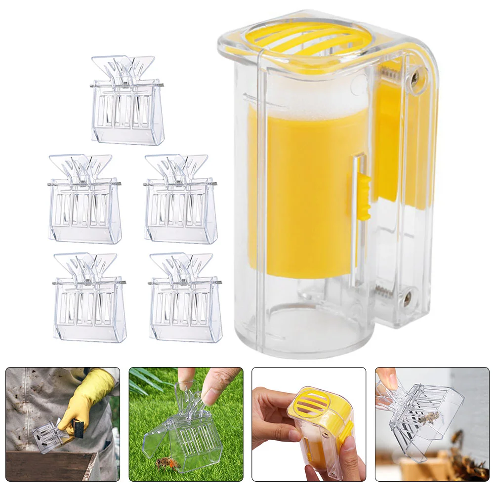 

1 Set Clip Bottle Plastic Clips and Container Set Beekeeping Tools