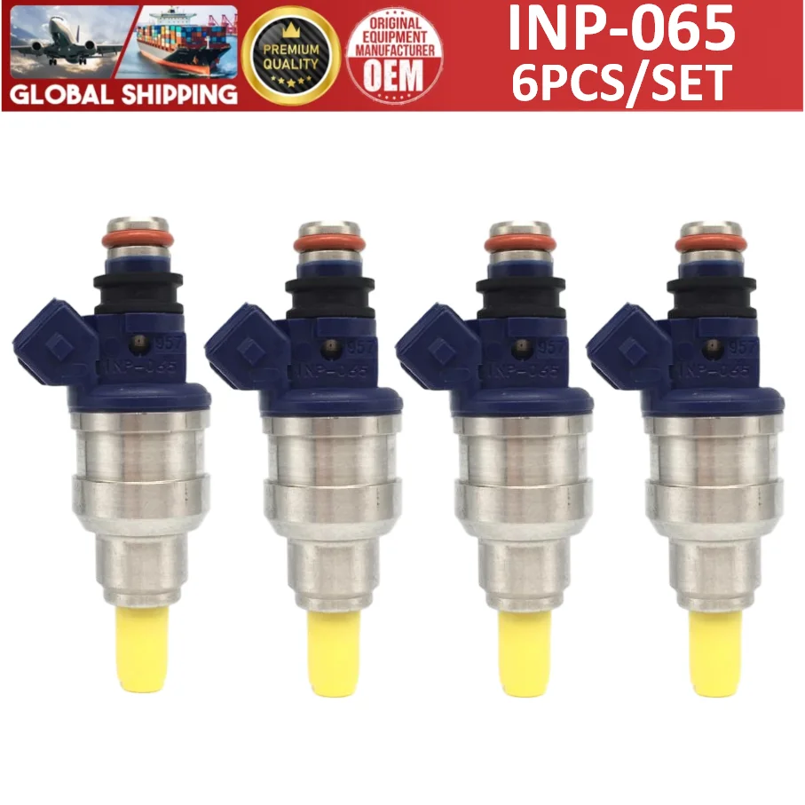 Фото INP-065 Высококачественные топливные форсунки (4 шт.) для Mitsubishi Eclipse Spyder 2.4L 1996-1999, Galant DE ES LS 2.4L # MDH275 №1