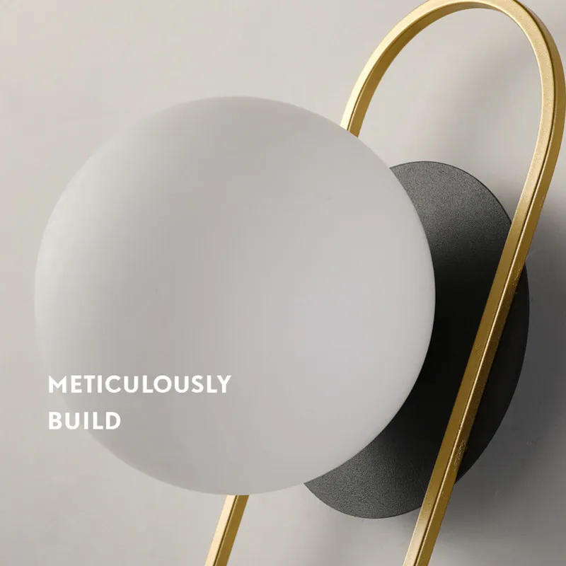

Indoor LED 7w G9 Bulb 220V Nordic Wall Light for Living Room Bedroom Wall Lamp Fixture Glass Ball LED Home Lightings Wall Sconce