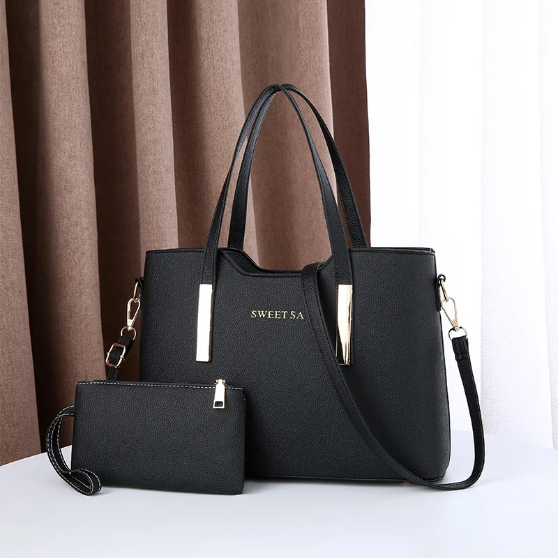

Female Bag Large Capacity Sweet Lady Mother Child Bag Messenger Shoulder Handbag Multicolor Pu Waterproof Storage Bag