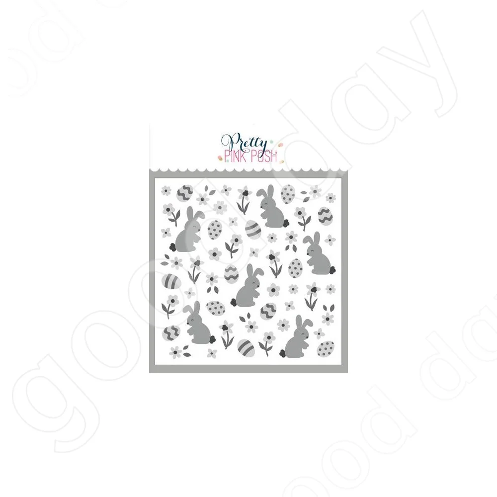 

New Arrival Easter Floral Layered Production Stencil Scrapbook Diary Decoration Embossing Template Diy Card Handmade Hot Sale
