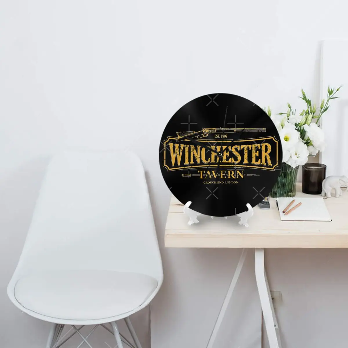 Winchester Таверна-Шон мертвецов HD настенные часы украшение комнаты необходимые