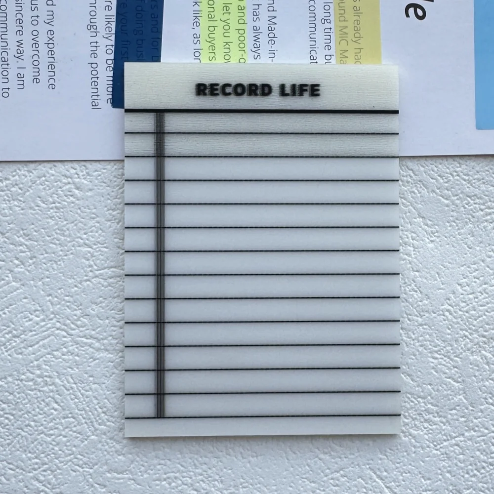 

Прозрачные липкие заметки