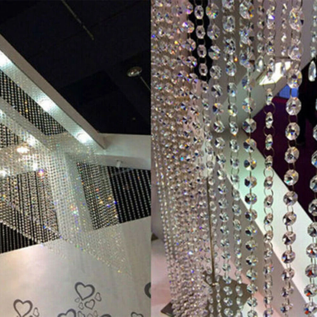 

Crystal Acrylic crystal Diamond Hanging Bead Chandelier Decoration Professional Replacement Wedding Accessories
