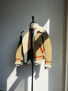 Tailor Brando New Zealand Merino Uncoated Original High Density Lamb's Wool B3 Fur Bomber Flight Jacket