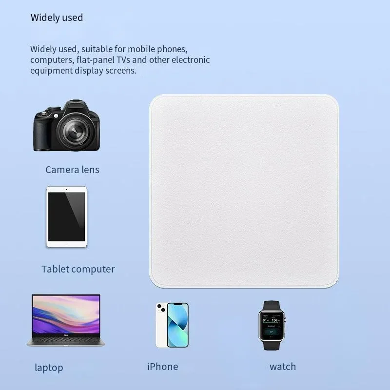 Ткань для полировки экрана часов мягкая тряпка из микрофибры чистки плоских