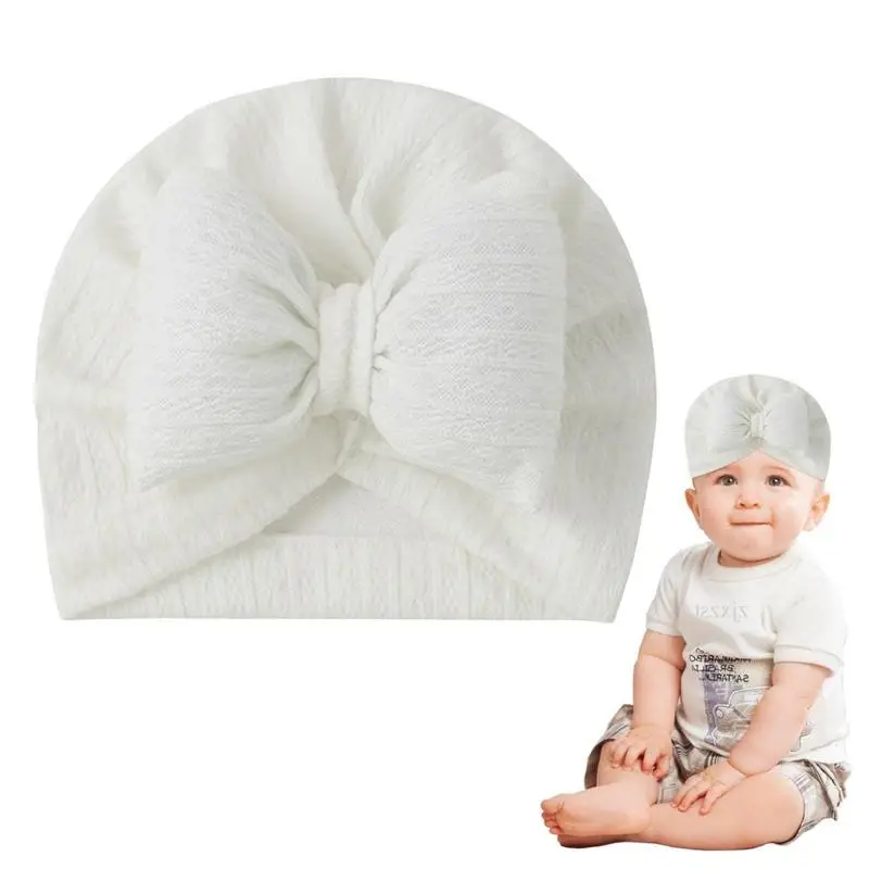 

Babies Girl Turban Babies Beanie Hats Bow Knot Soft And Stretchy Babies Beanie Hats Newborn Beanie Kids Head Wrap Nursery Turban