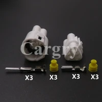 1 set 3p car electrical connector 6187 3231 6180 3241 auto male female wire socket auto replacement plug parts